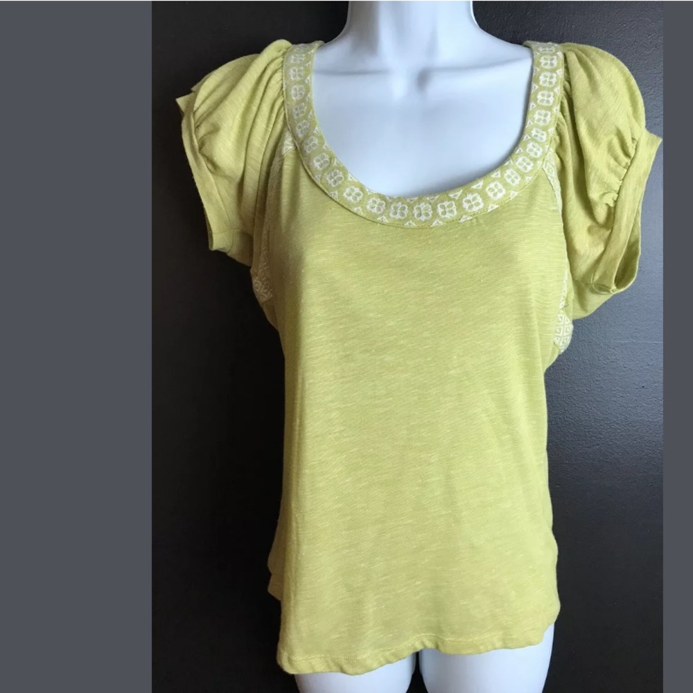 Anthro C KEER Limited Edition Top Blouse Shirt